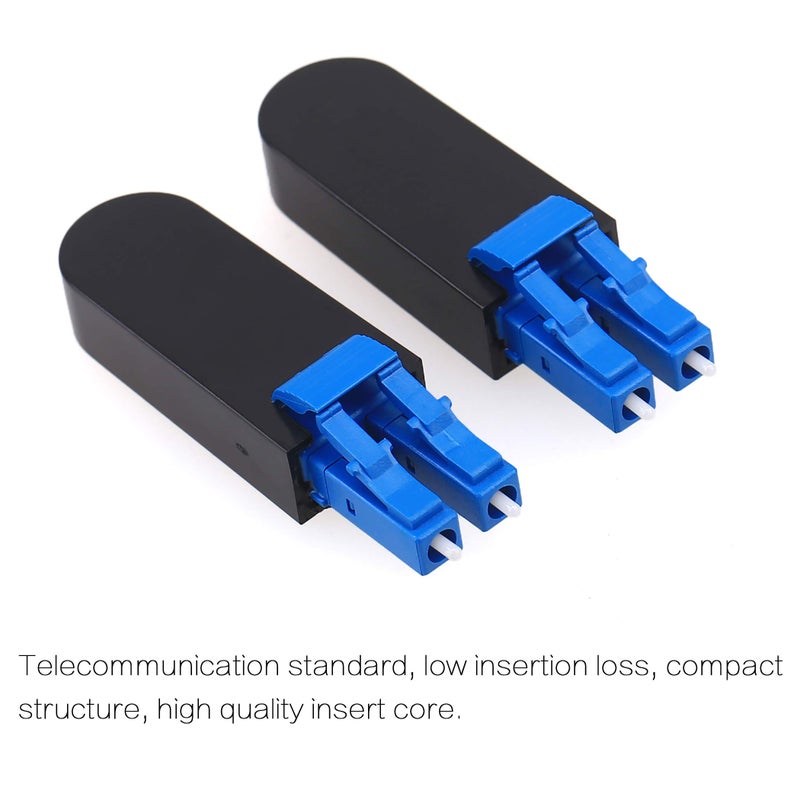 KELUSHI LC/UPC SM MM OM3 OM4 Fiber Optic Adapter Loopback Adapter Connector (1pcs) (Type: LC/UPC SM-9/125) - Image 2